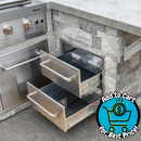 Charbroil Medallion Built-In Grill Cabinet Double Drawer
