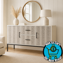 84” Snakeskin Sideboard