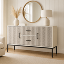 84” Snakeskin Sideboard
