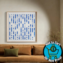 Lulu and Georgia Cordian Wall Art - Blue