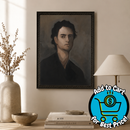 Lulu and Georgia Portrait of A Man Wall Art by Ryan Brown Large