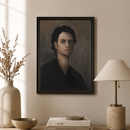 Lulu and Georgia Portrait of A Man Wall Art by Ryan Brown Large