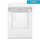3.4 cu. ft. 120-Volt White Compact Electric Vented Dryer with Flexible Installation