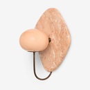 Lulu and Georgia Memphis Marble Sconce - Pink