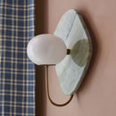 Lulu and Georgia Memphis Marble Sconce - Green