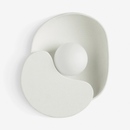 Lolly Lolly Ceramics Soft Petal Sconce - White