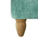 The Pioneer Woman Laurel Tufted Sofa in Teal Velvet 80"