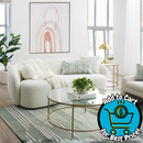 Better Homes & Gardens Juliet Curved 80.31" Sofa, Ivory