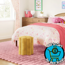 Mainstays Kids Flower Petal Ottoman - Yellow