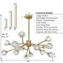Weesalife Sputnik Chandelier