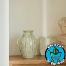 Bloomingville Hand-Painted Stoneware Vase with Handles