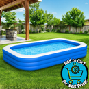 Cowin Inflatable Swimming Pool for Backyard, Blue