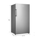Hisense 17 cu. ft. Garage Ready Frost Free Convertible Upright Freezer w/ Seal Break Handle