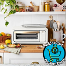 Beautiful Infrared Air Fryer Toaster Oven, 9-Slice, 1800 W, White Icing by Drew Barrymore
