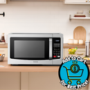 Toshiba 1.1-cu ft 1000 -Watt Countertop Microwave ( Stainless Steel )