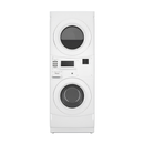 White Commercial Laundry Center with 3.1 cu. ft. Washer and 6.7 cu. ft. 240-Volt Electric Vented Dryer