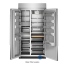 25.5 Cu. Ft. 42-Inch Built-In Side-by-Side Refrigerator with Signature Platinum Interior in PrintShield® Finish
