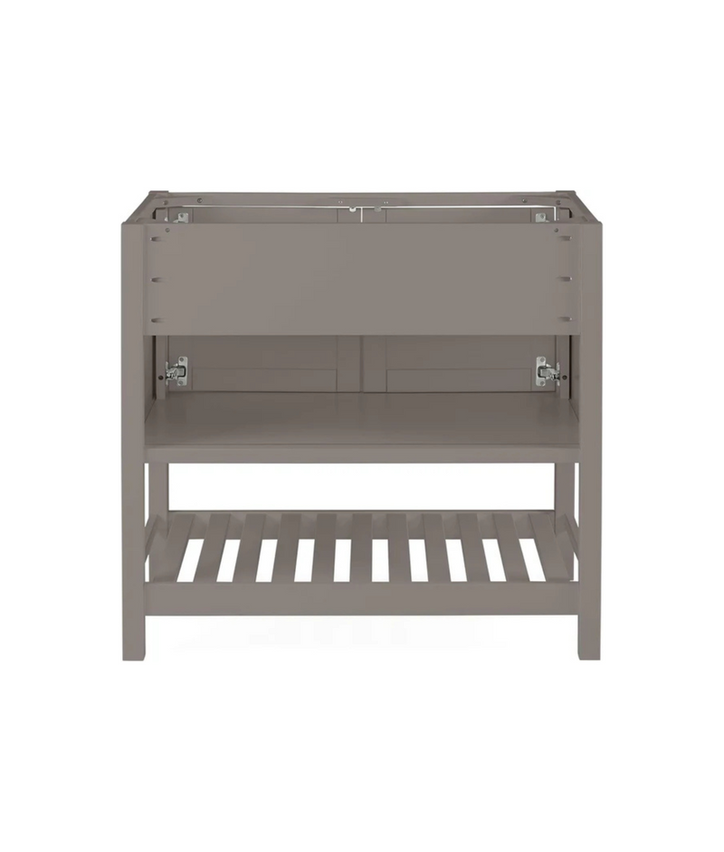 Alaterre Furniture Bennet 36-in Gray Bathroom Vanity Base Cabinet without Top