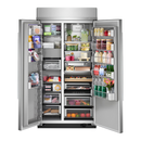 25.5 Cu. Ft. 42-Inch Built-In Side-by-Side Refrigerator with Signature Platinum Interior in PrintShield® Finish