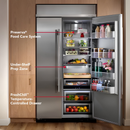 25.5 Cu. Ft. 42-Inch Built-In Side-by-Side Refrigerator with Signature Platinum Interior in PrintShield® Finish