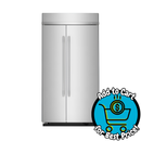 25.5 Cu. Ft. 42-Inch Built-In Side-by-Side Refrigerator with Signature Platinum Interior in PrintShield® Finish