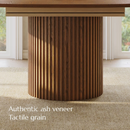 Povision Silva-Round Extendable Dining Table