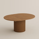 Povision Silva-Round Extendable Dining Table