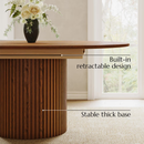 Povision Silva-Round Extendable Dining Table