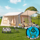Esazn 8-10 People Inflatable Camping Tents Polyester 8 -10 Person Tent