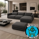 Poliform Bristol Modular 3pc Contemporary Sofa Sectional by Jean-Marie Massaud