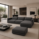 Poliform Bristol Modular 3pc Contemporary Sofa Sectional by Jean-Marie Massaud