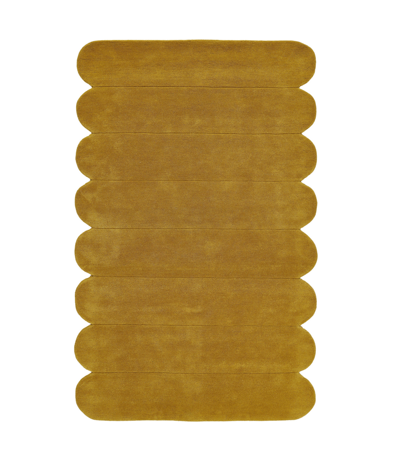 Momeni Rug Claud Collection Tumeric 5’ X 8’