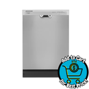 Whirlpool - 24 inch Front Control Built-In Dishwasher with Boost Cycle and 57 dBA - Stainless Steel