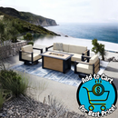 Mirador Sanibel 4-piece Outdoor Fire Seating Set
