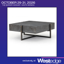 Four Hands Kalen Bluestone Square Coffee Table