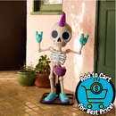 Haunted Living 3-ft Motion Activated Lighted Rocker Skeleton Animatronic