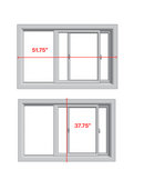 Pella 250 Series Vinyl Sliding Window Went Right with Screen (White)
