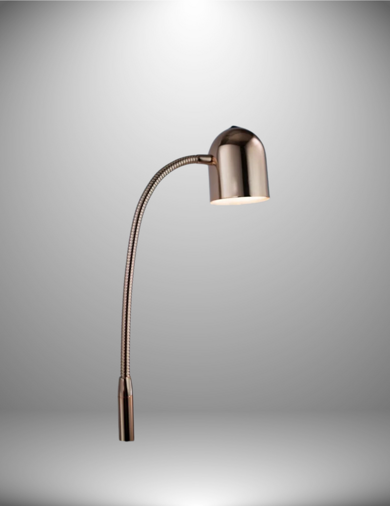Lite Source Tiara 51" Tall Integrated LED Arc Floor Lamp - French Gold