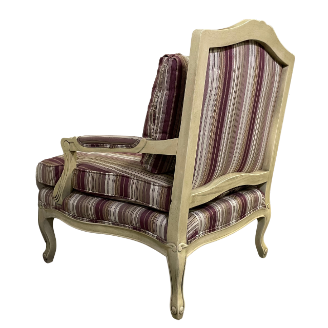 Striped Bastille Lounge Chair