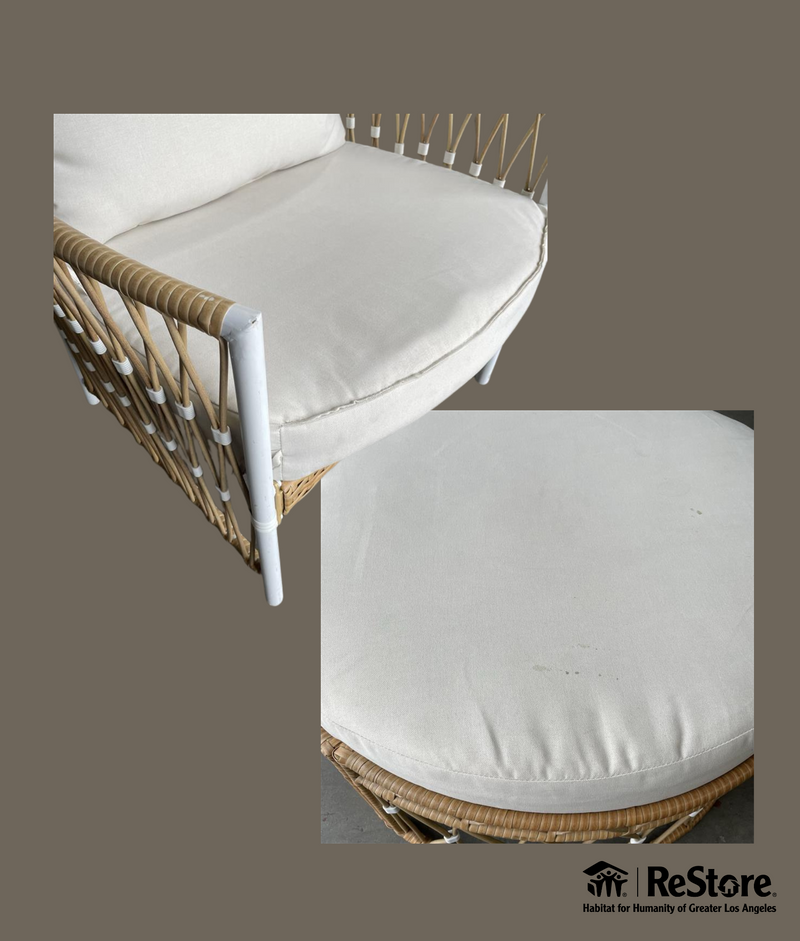 Striped Bastille Lounge Chair