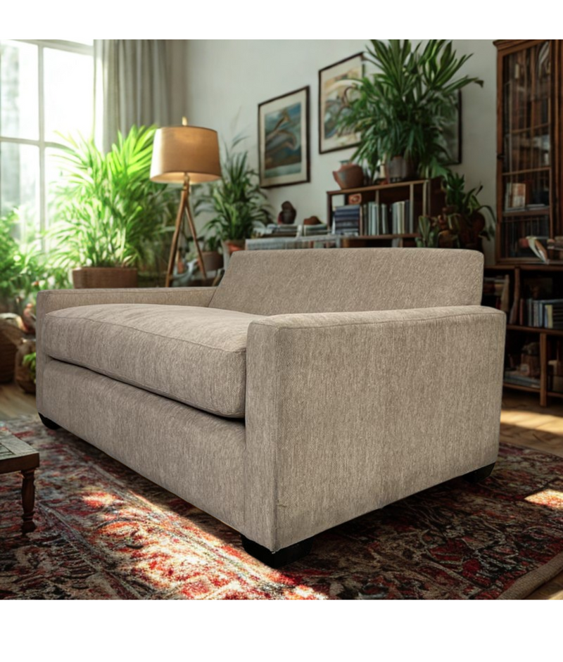 Sigla Furniture Modern Loveseat– Contemporary Low-Profile Design