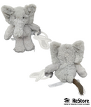 PB Kids Elephant Critter Plush Pacifier Holder