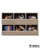 RH Stacking Bins - Set of 2 - Sandwash Grey