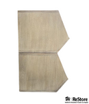 RH Stacking Bins - Set of 2 - Sandwash Grey