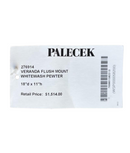 Palecek Veranda 2 Light 18" Wide Flush Mount Ceiling Fixture