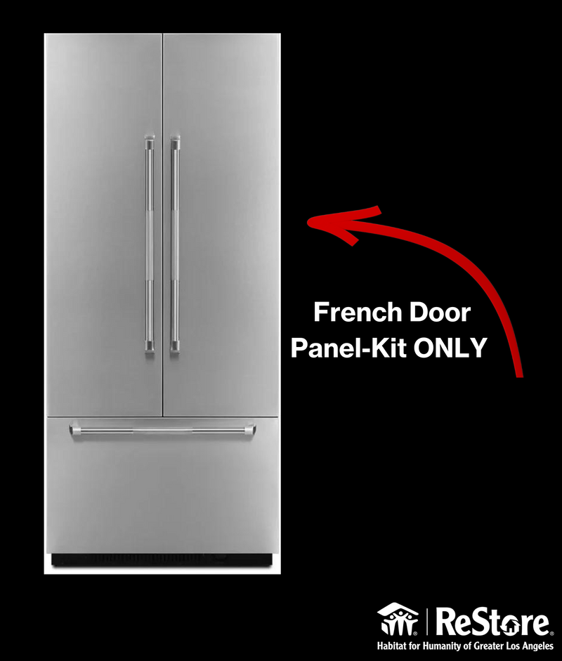 JennAir 36" Fully Integrated Built-In French Door Panel-Kit ONLY - Stainless Steel