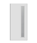 RELIABILT Fiberglass Infinity Gray 36" x 80" Universal