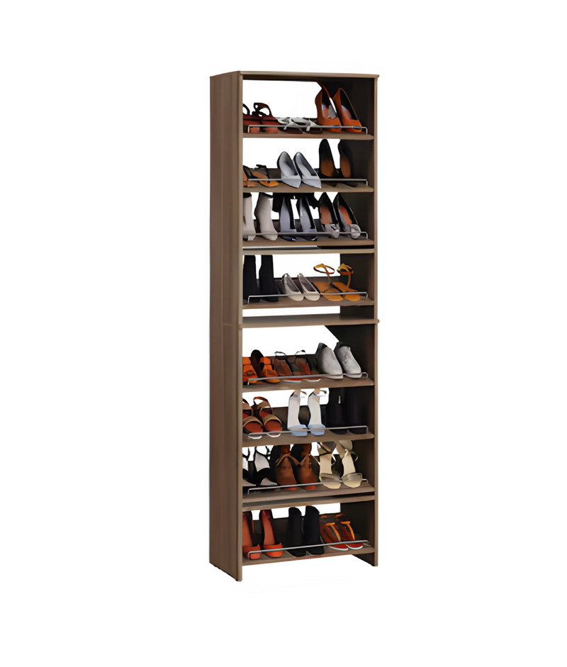 ClosetMaid BrightWood 25" x 82.5" x 14.59" Latte Shoe storage