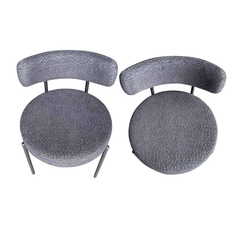 Modway Albie Boucle Fabric Dining Chairs - Set of 2