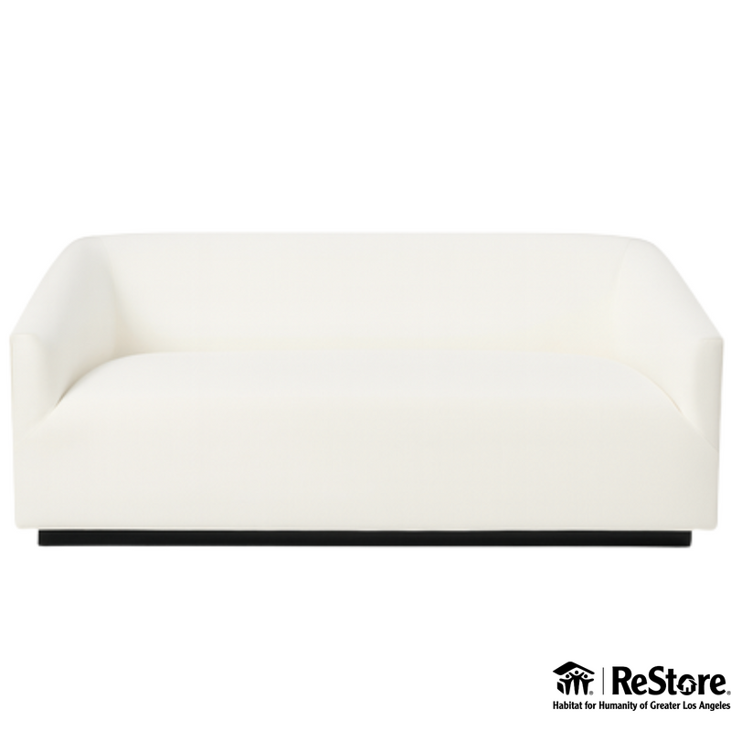 RH 1950s Italian Shelter Arm Sofa 72”